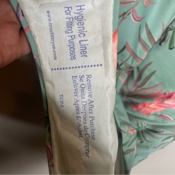 Leonisa Eco Friendly Slimming One Piece Swimsuit with Tulle Cutouts - Picture 3 of 7